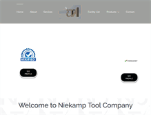 Tablet Screenshot of niekampinc.com